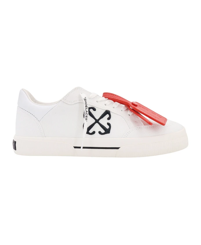 

Кроссовки из вулканизированной ткани с логотипом в виде стрелки Off White, белый