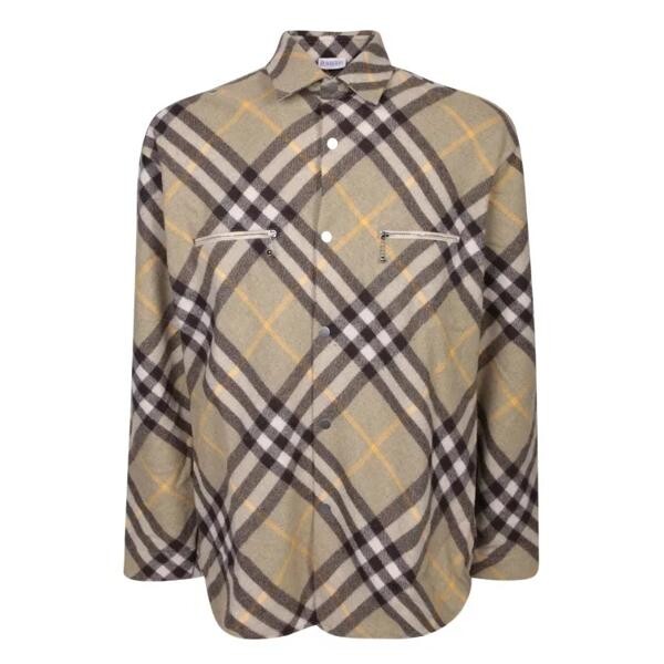 

Футболка wool-blend shirt Burberry, мультиколор