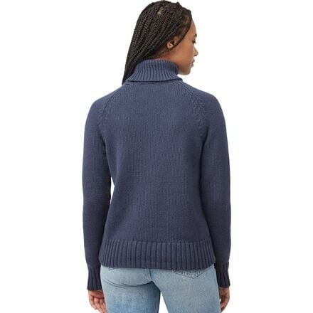 

Шерстяной свитер с высоким воротником Highline женский Tentree, цвет Dress Blue