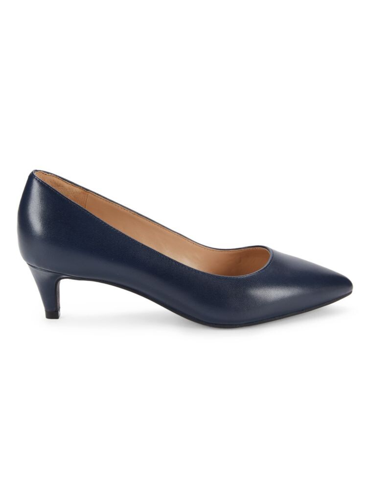 

Туфли Vandam на каблуке-кошке с заостренным носком Cole Haan, темно-синий