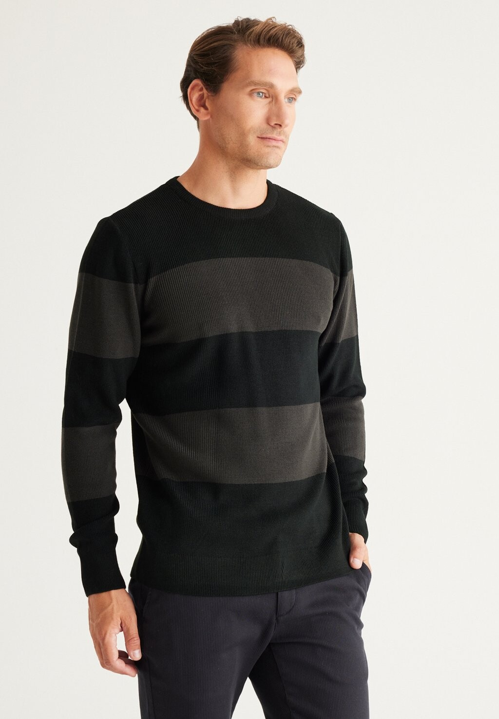 

Свитер Standard Fit O Collar AC&CO / ALTINYILDIZ CLASSICS