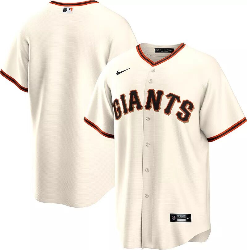 

Мужское джерси Nike Replica San Francisco Giants Blank Cream Cool Base
