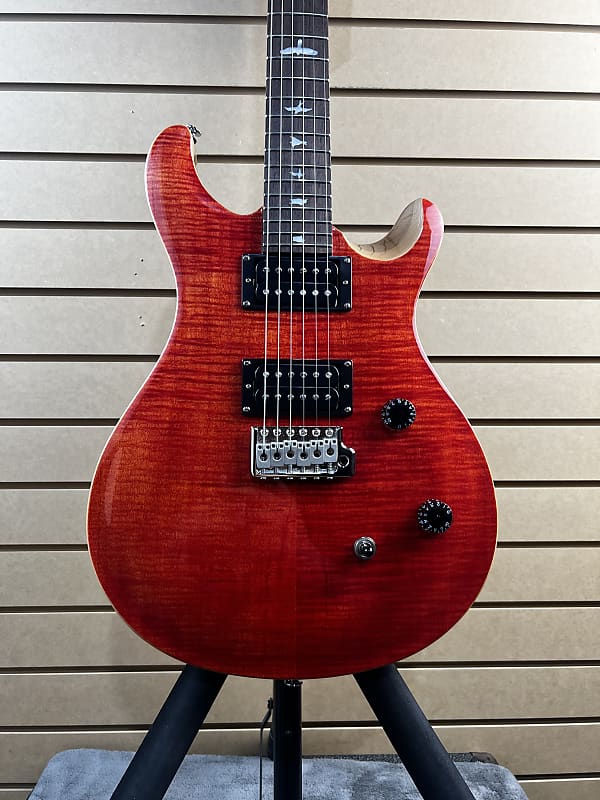 Электрогитара PRS SE CE24 Electric Guitar - Blood Orange w/Gig Bag & PLEK*D #600