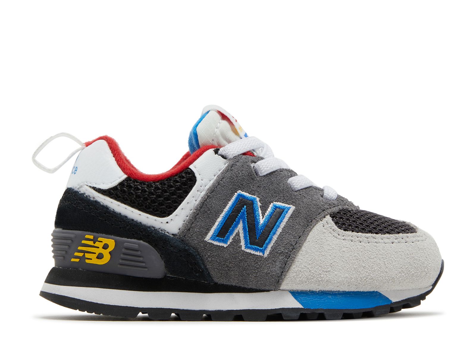 

Кроссовки New Balance 574 Bungee Toddler 'Magnet Serene Blue', серый