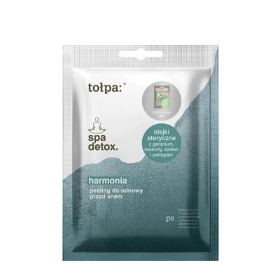 

Восстанавливающий пилинг перед сном, 42 г Tołpa, Spa Detox Harmony