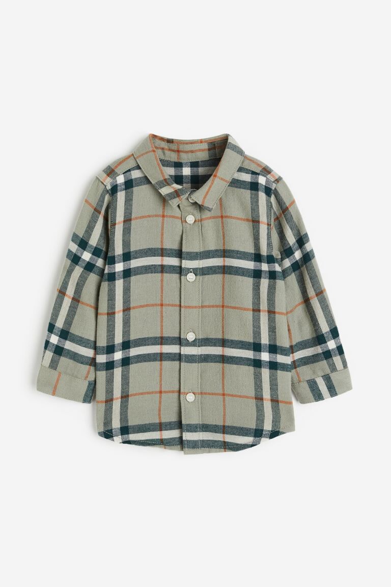 

Хлопчатобумажную рубашку H&M
