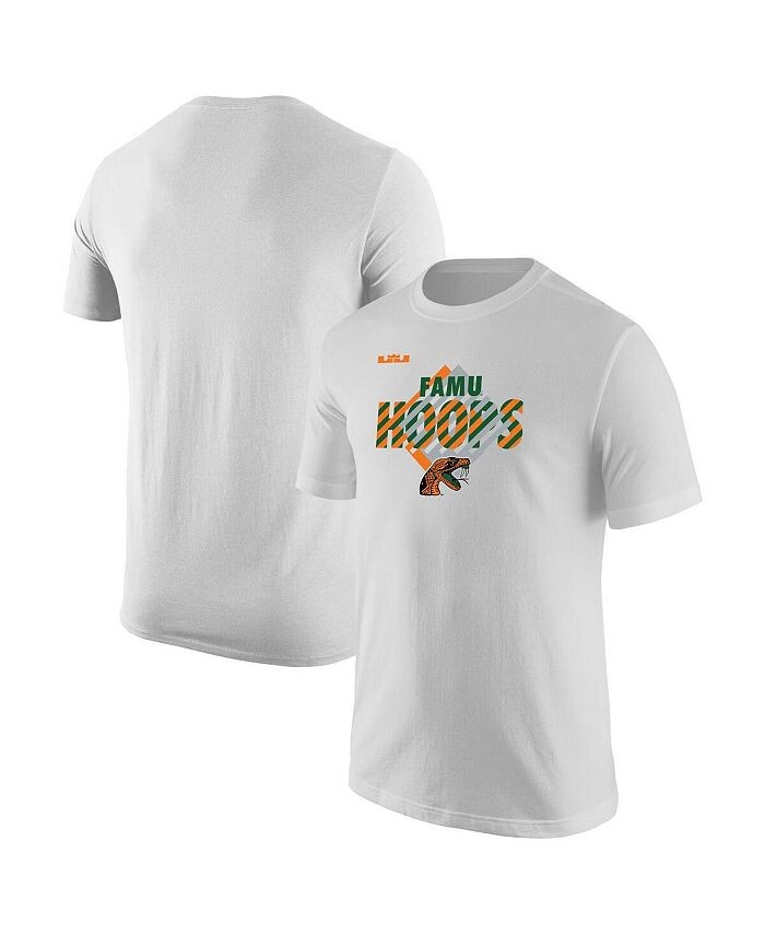 

Мужская футболка White Florida A&M Rattlers Core x LeBron James Nike, белый
