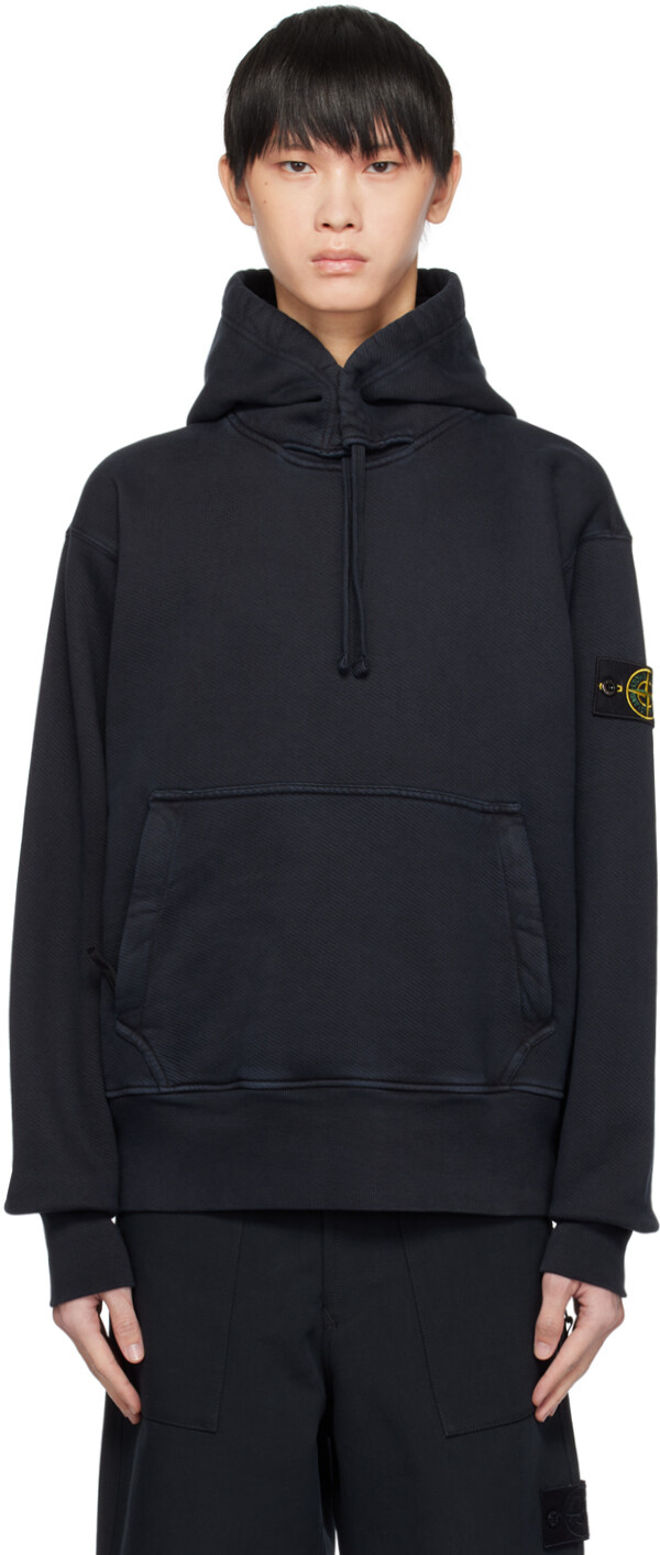 

Темно-синяя толстовка 66455 Stone Island, Синий