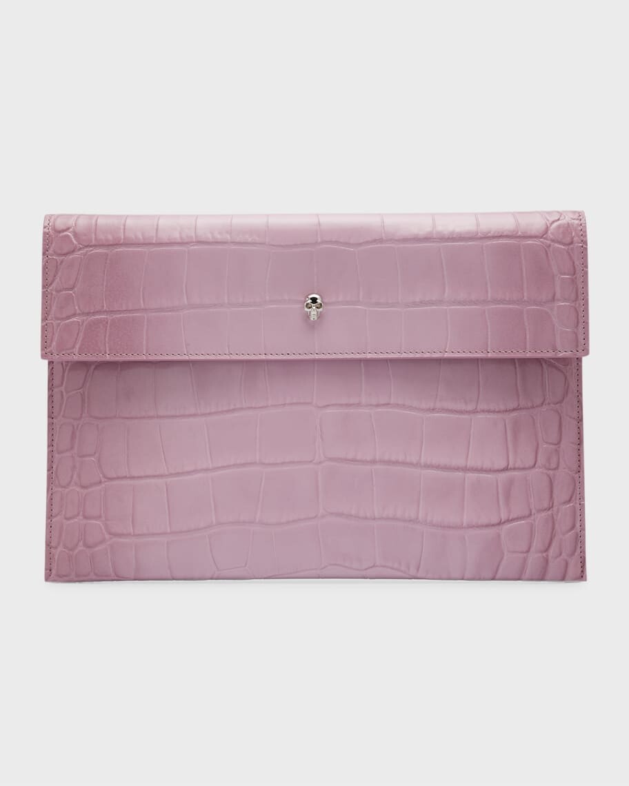 

Сумка-клатч Envelope с тиснением под крокодила Alexander McQueen