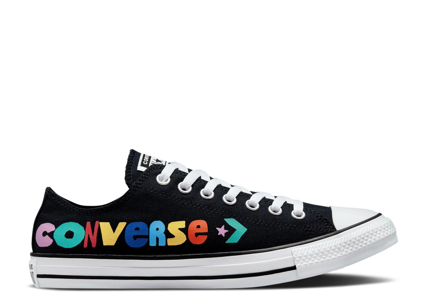 

Кроссовки Converse Chuck Taylor All Star Low 'Happy Faces', черный