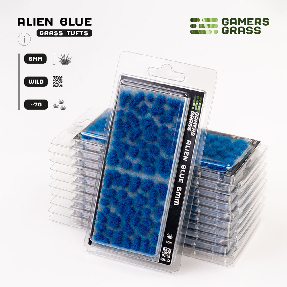 

Аксессуары Gamers Grass Gamers Grass Tufts: Alien Blue - Wild 6mm