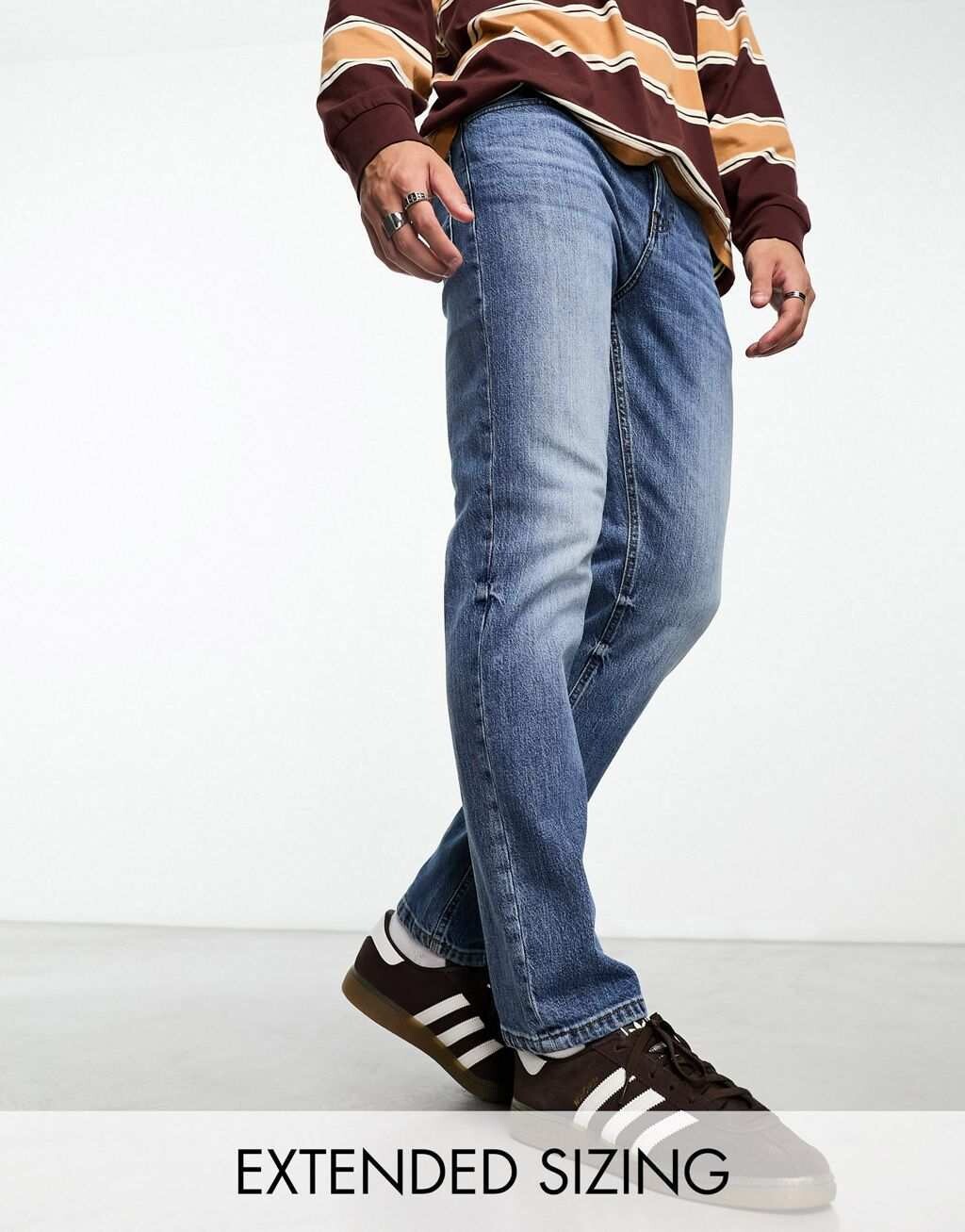 

Винтажные синие эластичные джинсы ASOS DESIGN