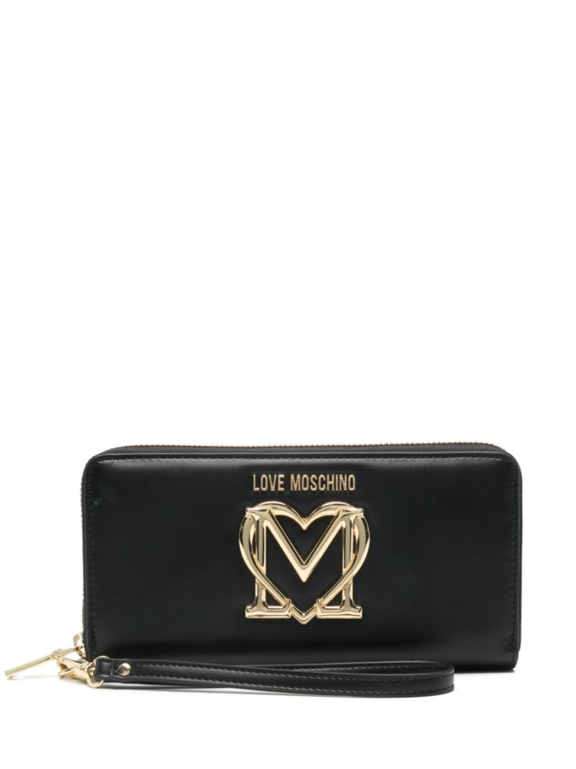 

Кошелек с логотипом Love Moschino, черный