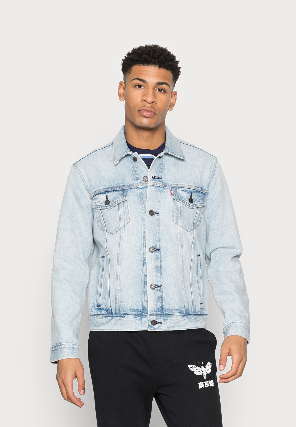 

Джинсовая куртка Levi's The Trucker Jacket, новый легкий дальнобойщик, Серый