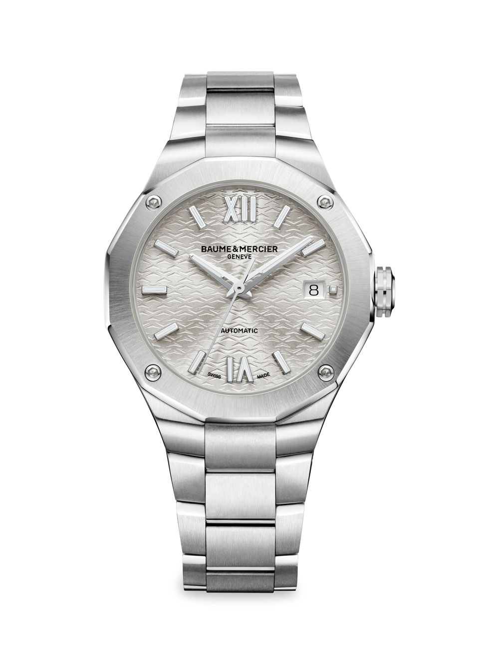 Часы-браслет Riviera 10615 из нержавеющей стали Baume & Mercier, серебряный