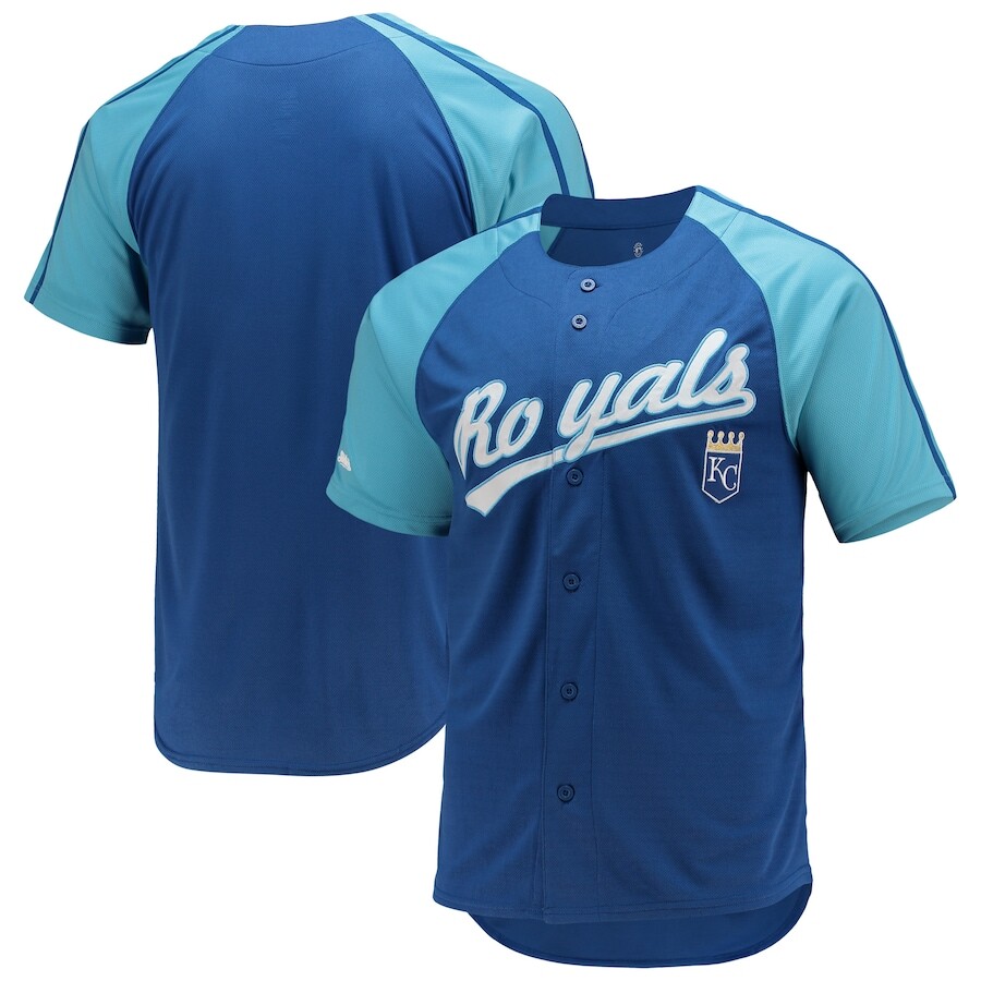 

Джерси Stitches Kansas City Royals, роял