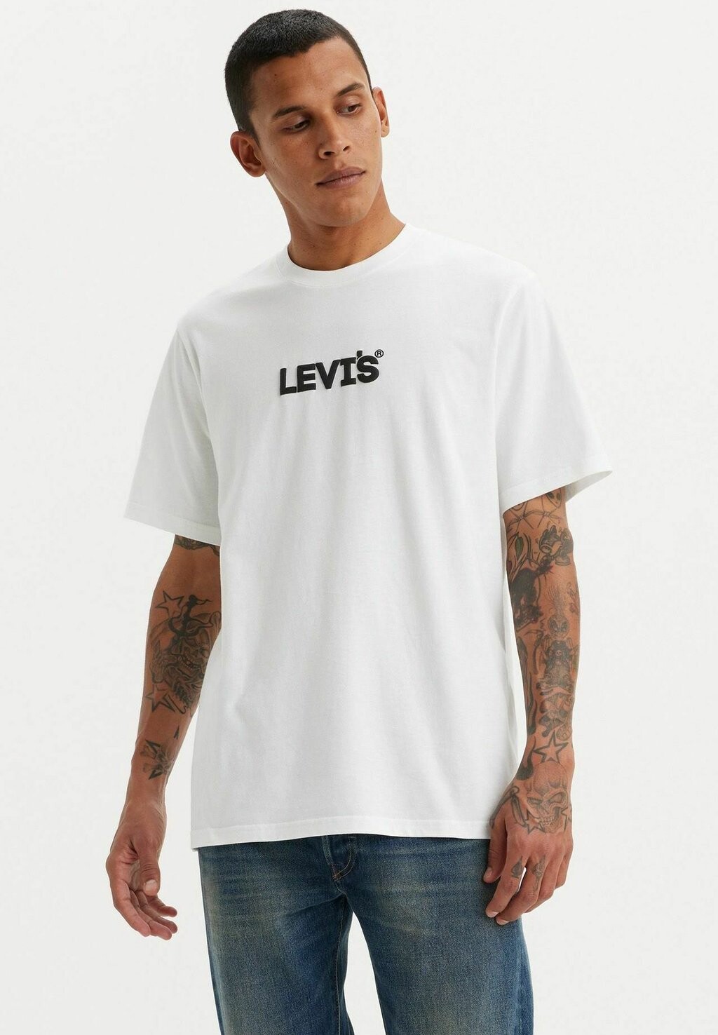 

Футболка с принтом Relaxed Fit Tee Levi's, белый
