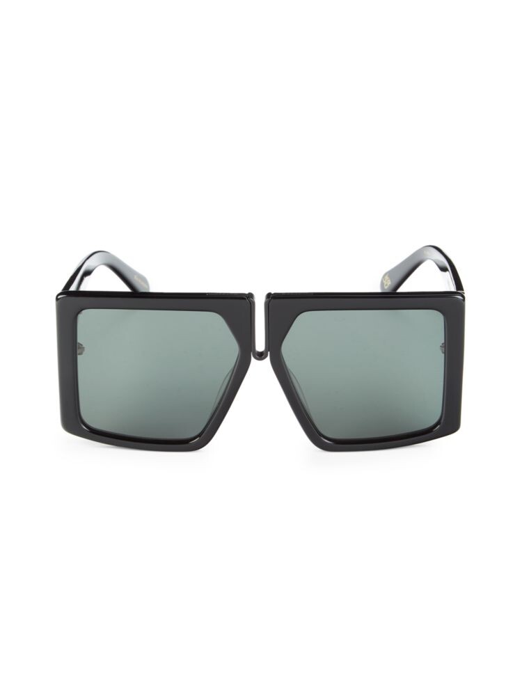 

Квадратные солнцезащитные очки Twin Take 60MM Karen Walker, черный