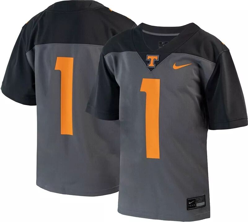 

Серая футболка Nike Little Kids Tennessee Volunteers #1 Untouchable Game Football