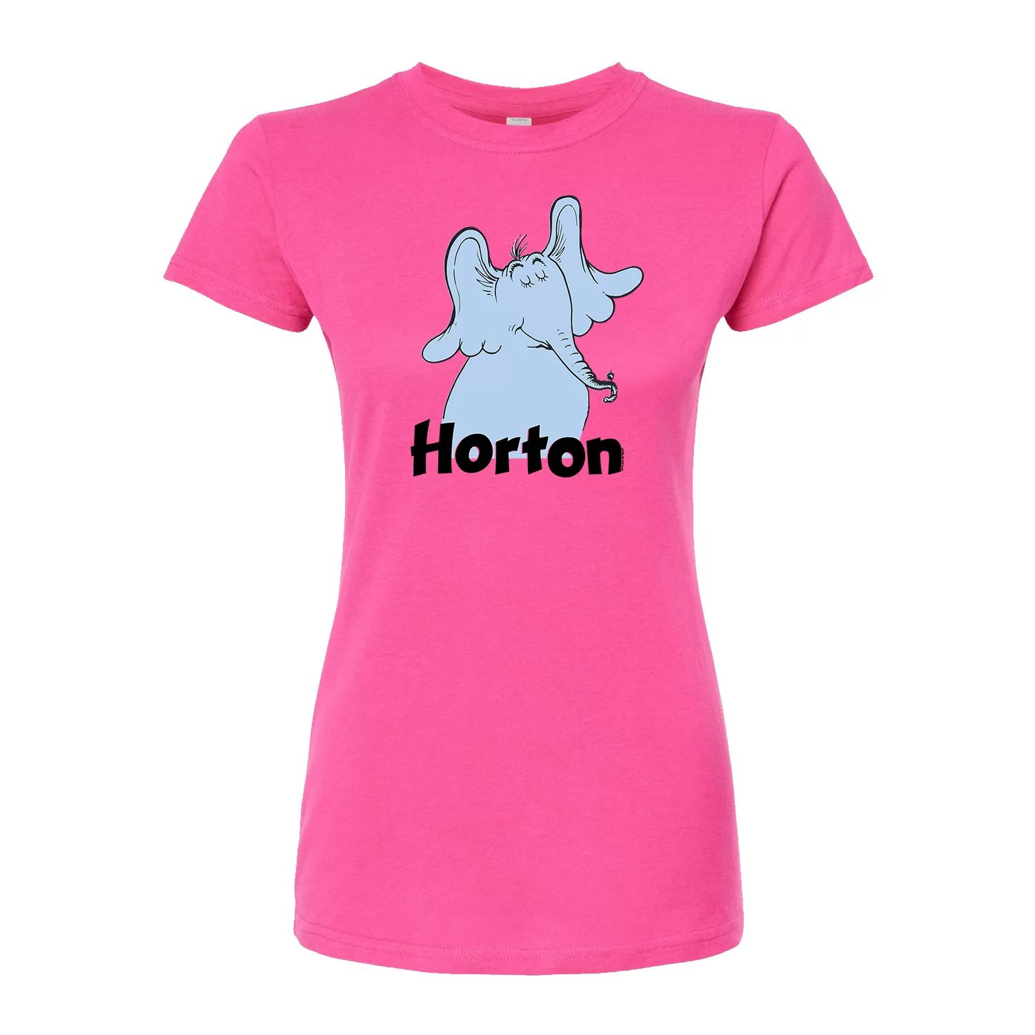 Доктор Сьюз Хортон из юниоров слышит, кто примерил футболку Licensed Character, розовый доктор сьюз хортон высиживает яйцо