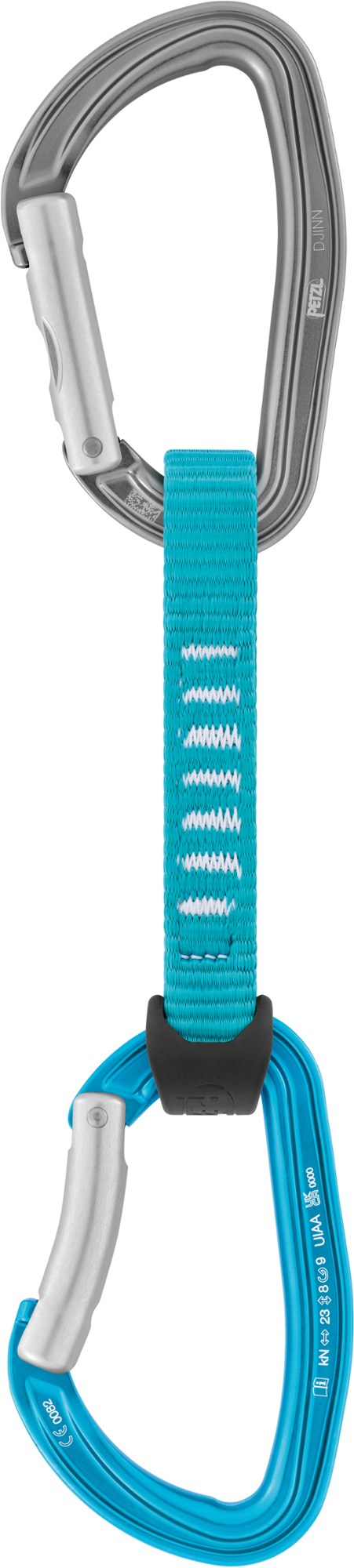 Джинн Аксесс Petzl, синий оттяжка с карабином petzl djinn axess синий 12cm
