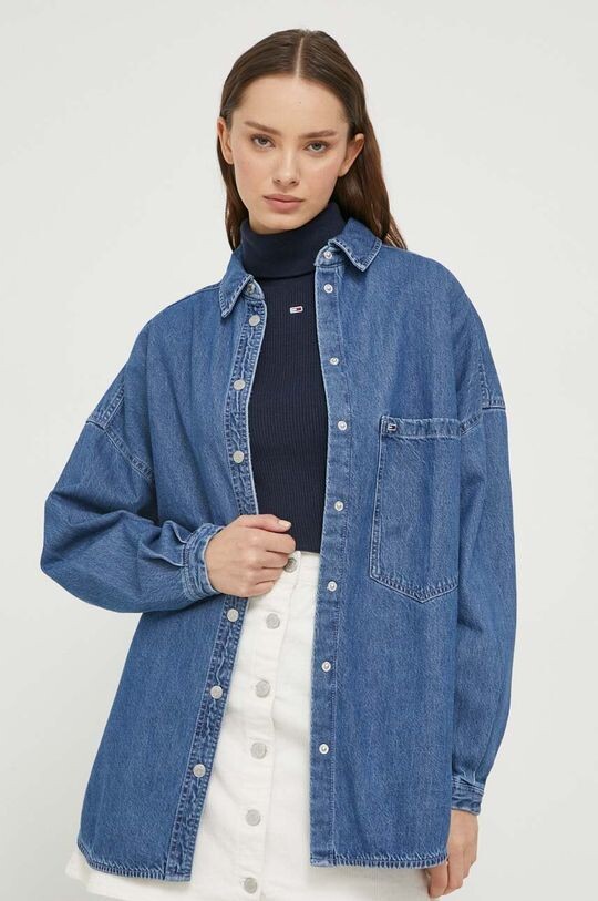 

Джинсовая рубашка Tommy Jeans, синий