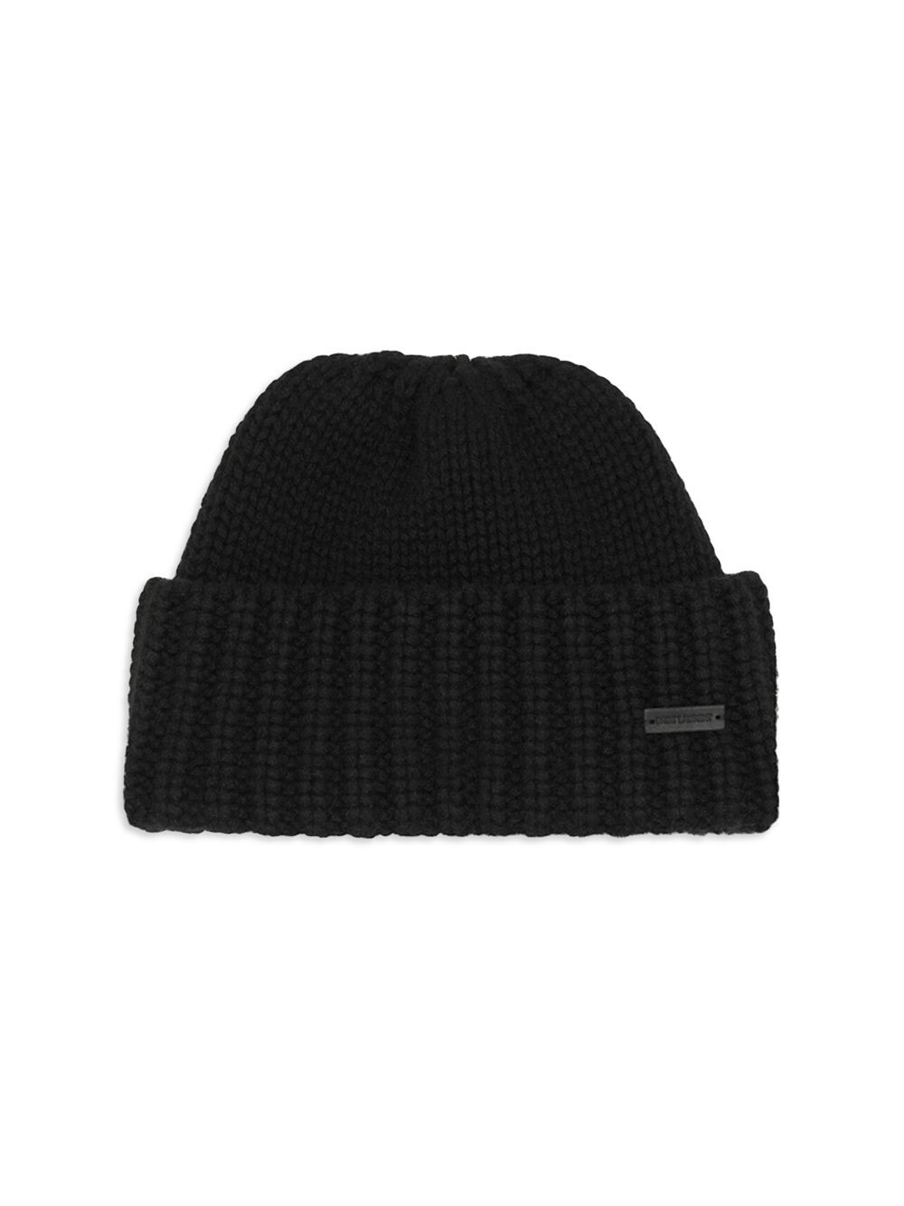 

Вязаная шапка с манжетами из кашемира Saint Laurent, черный
