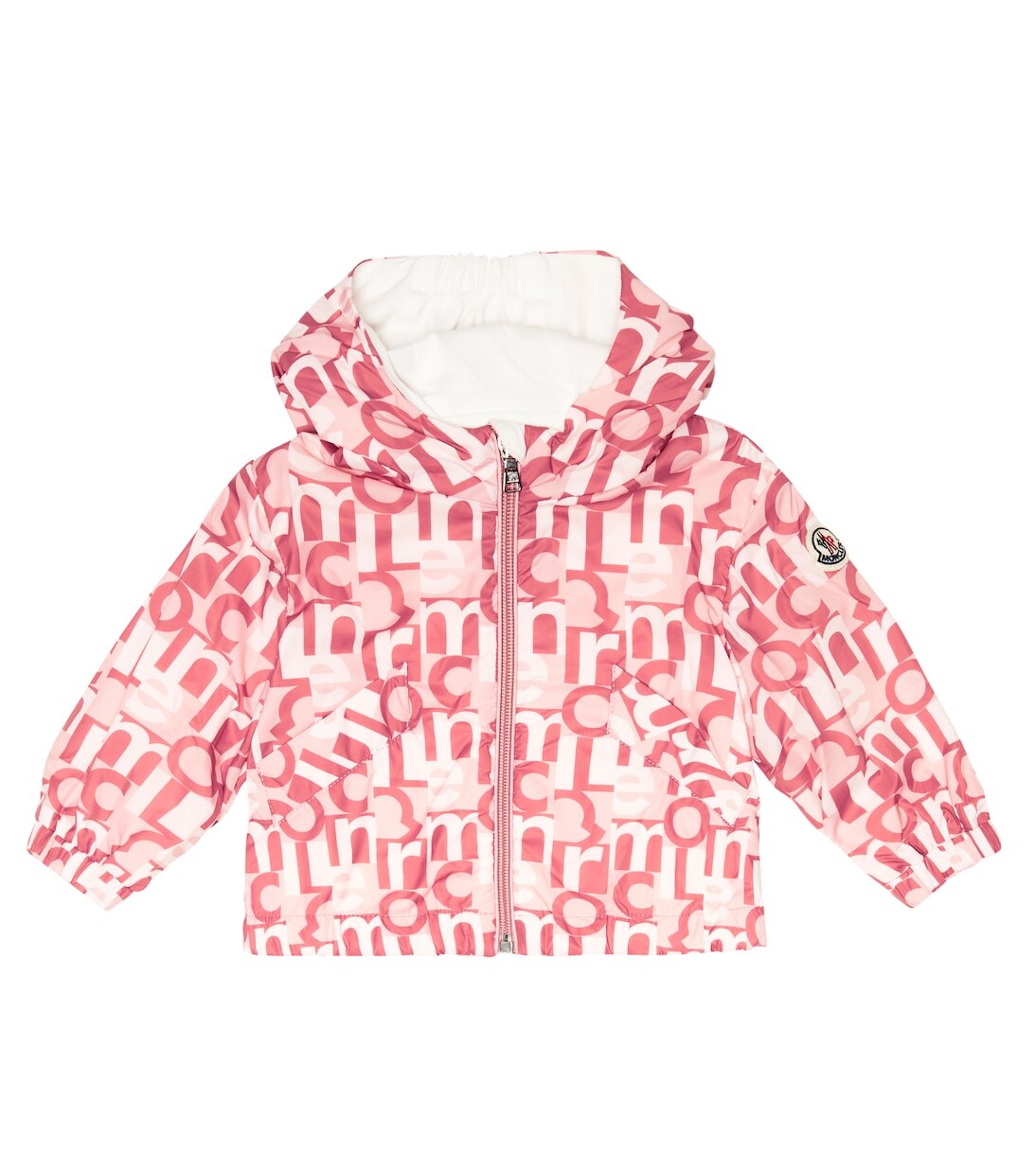 

Детская куртка vernant с принтом Moncler Enfant, розовый