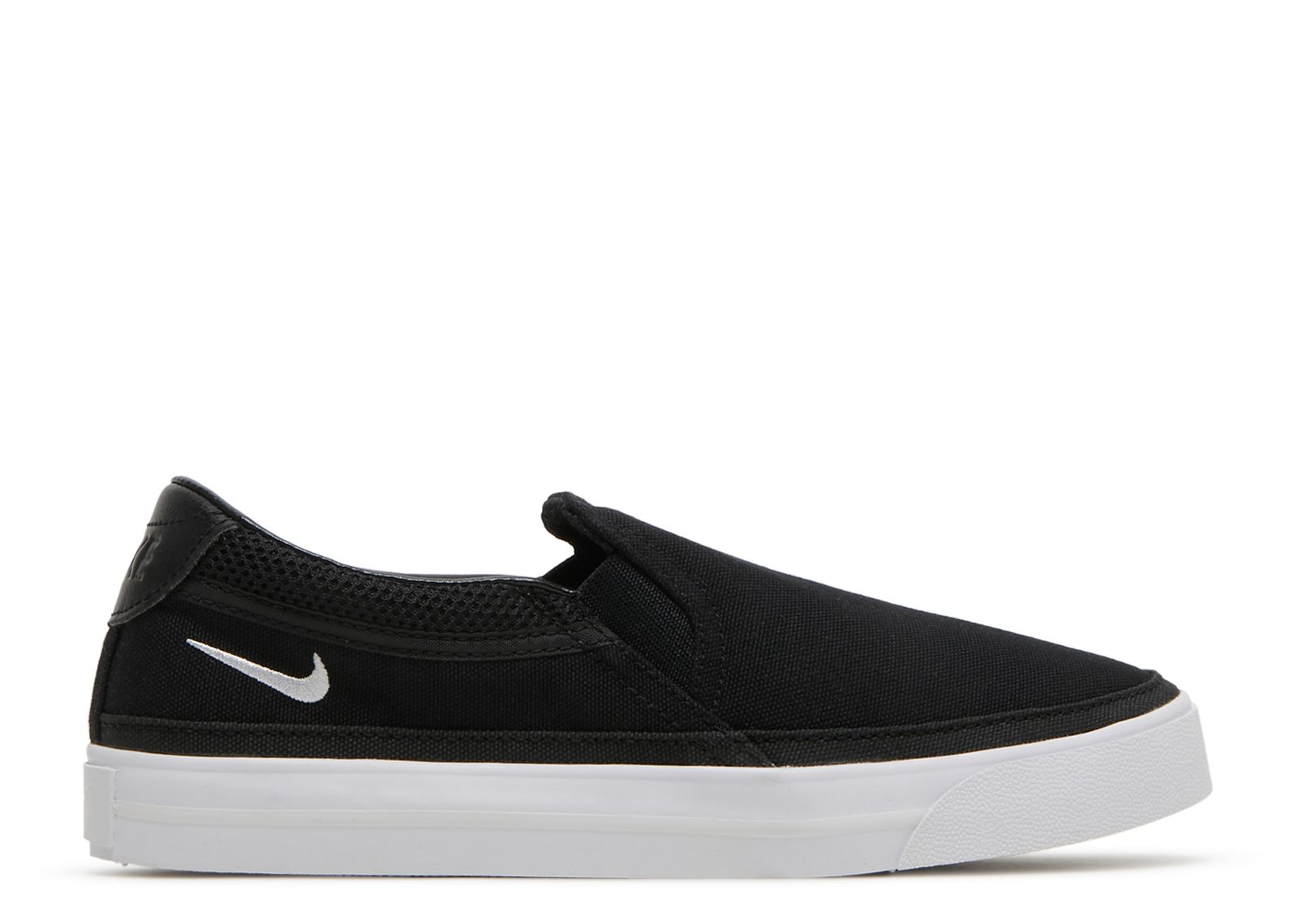 

Кроссовки Nike Wmns Court Legacy Slip-On 'Black White', черный