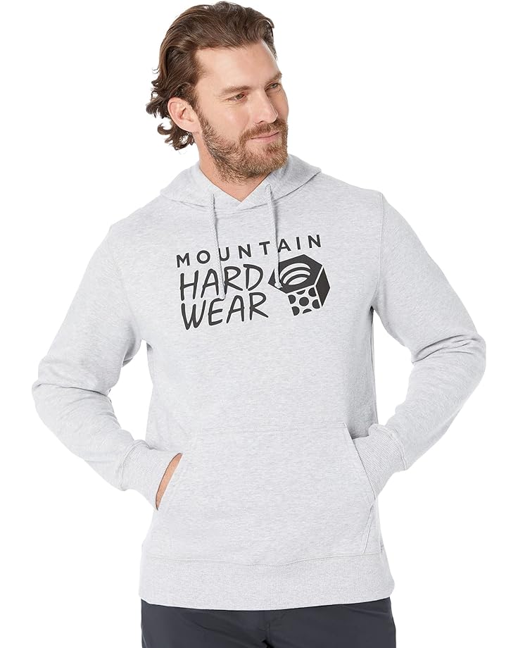Худи Mountain Hardwear MHW Logo Pullover, цвет Hardwear Grey Heather толстовка microchill мужская mountain hardwear цвет foil grey heather