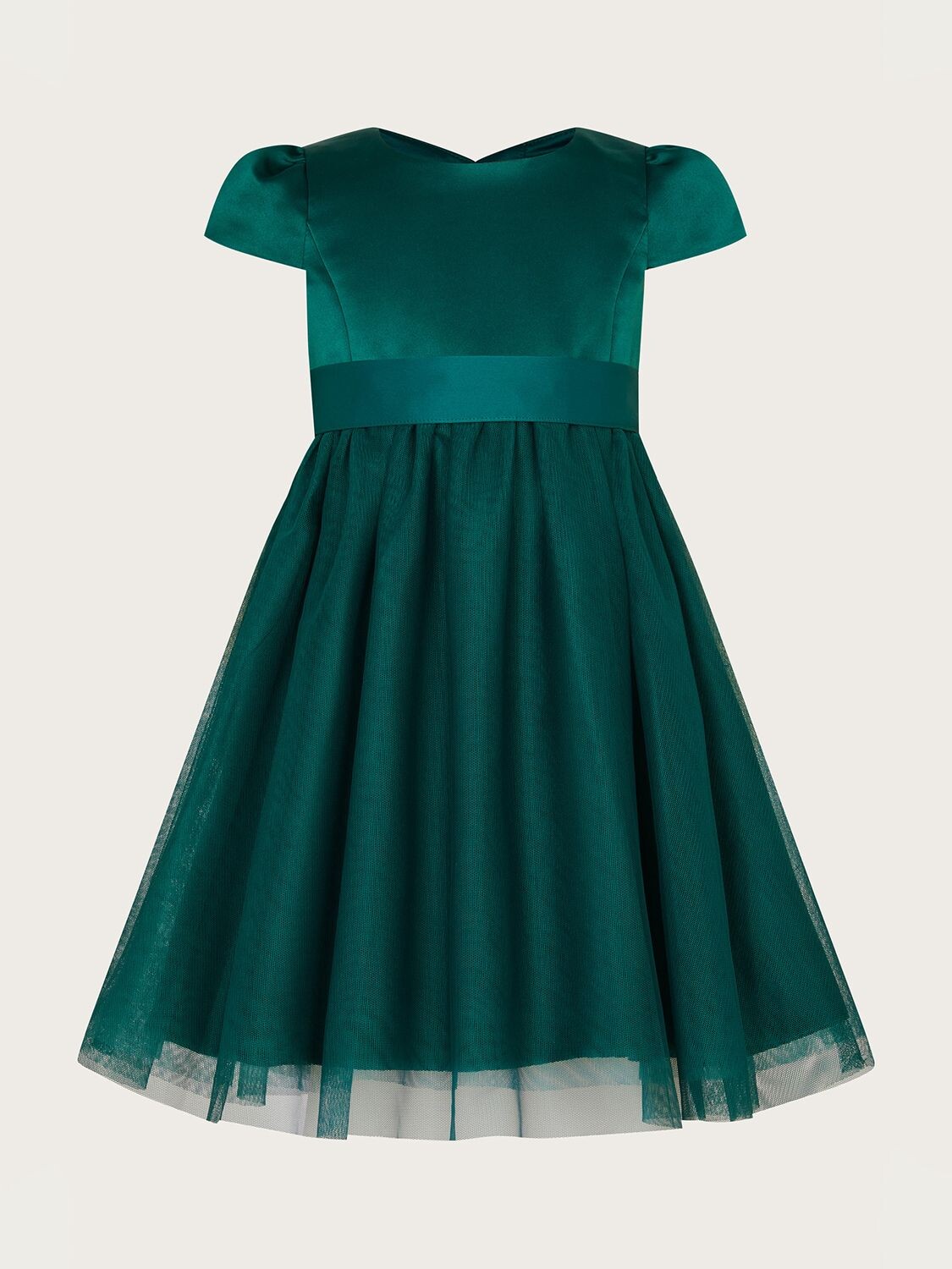 

Тюлевое платье подружки невесты Monsoon Baby Sew, изумрудный