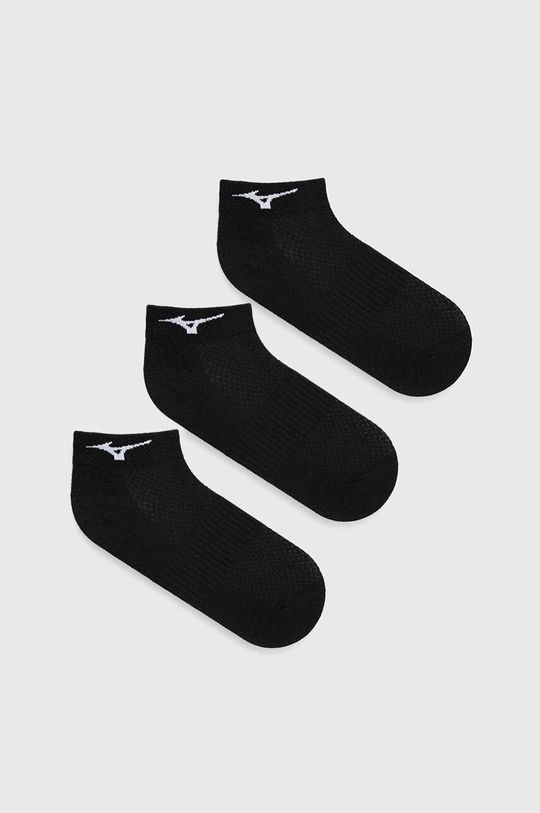 цена Три пары носков Mizuno, черный