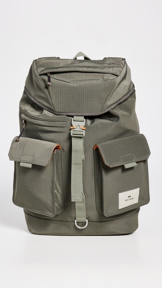 

Рюкзак PS Paul Smith Drawstring, оливковый