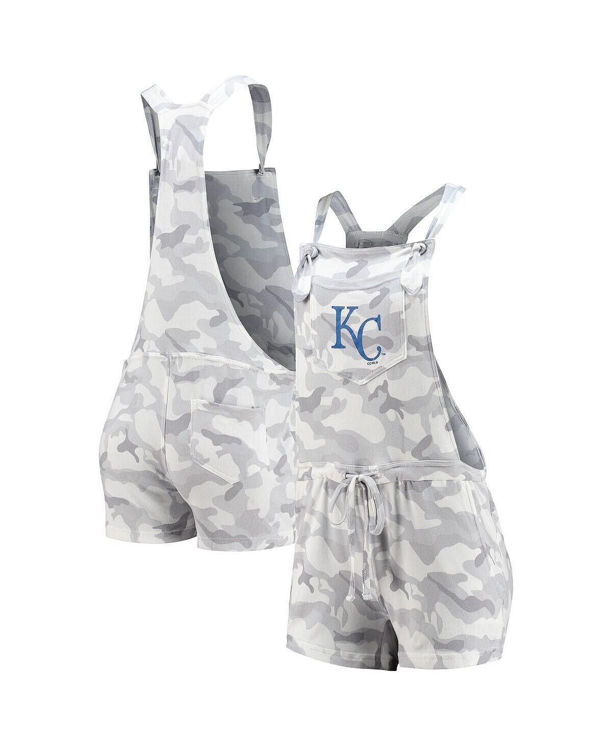

Женский серый камуфляжный комбинезон Kansas City Royals Concepts Sport, серый