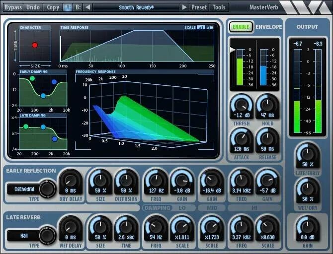 

Плагин реверберации WaveArts MasterVerb 6