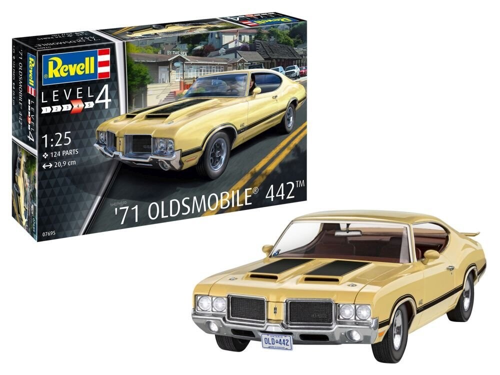 

Набор моделей 24 января /67695/ '71 oldsmobile 442 купе Revell