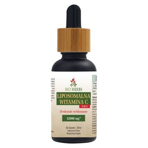 

Bio Herbs, Липосомальный витамин С Форте 12900мг, 30мл