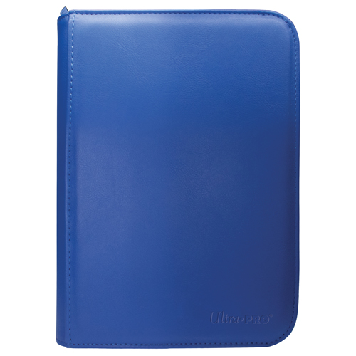 цена Папка для карт Vivid 4-Pocket Zippered Pro-Binder – Blue Ultra Pro