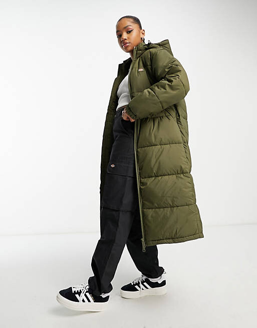 

Длинный пуховик цвета хаки Dickies Alatna
