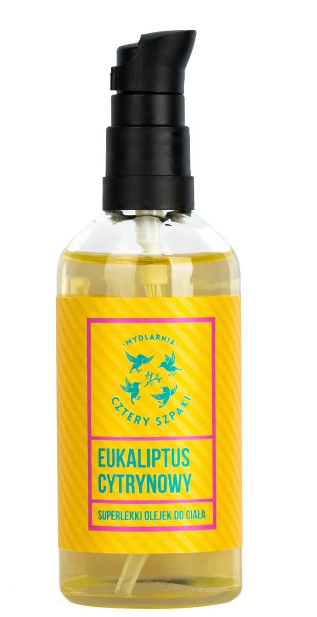цена Mydlarnia Cztery Szpaki Eukaliptus Cytrynowy масло для тела, 100 ml