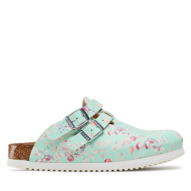 

Шлепанцы Birkenstock Kay Prof 1016660 Flower Field Mint, зеленый