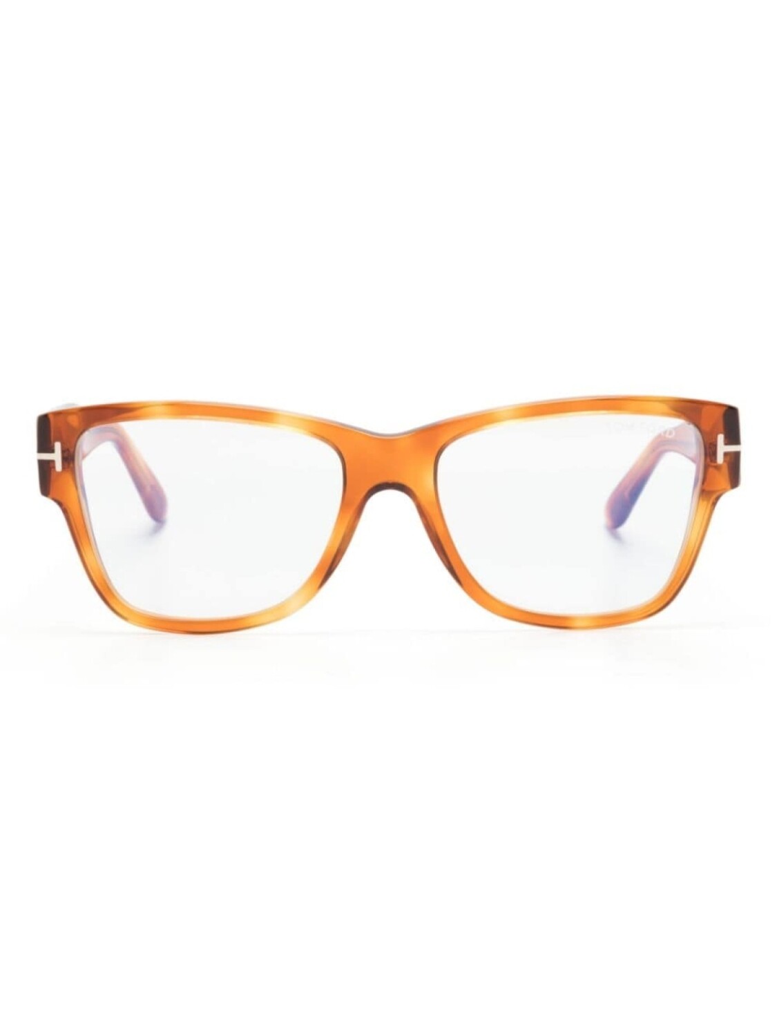 

TOM FORD Eyewear очки в квадратной оправе, коричневый