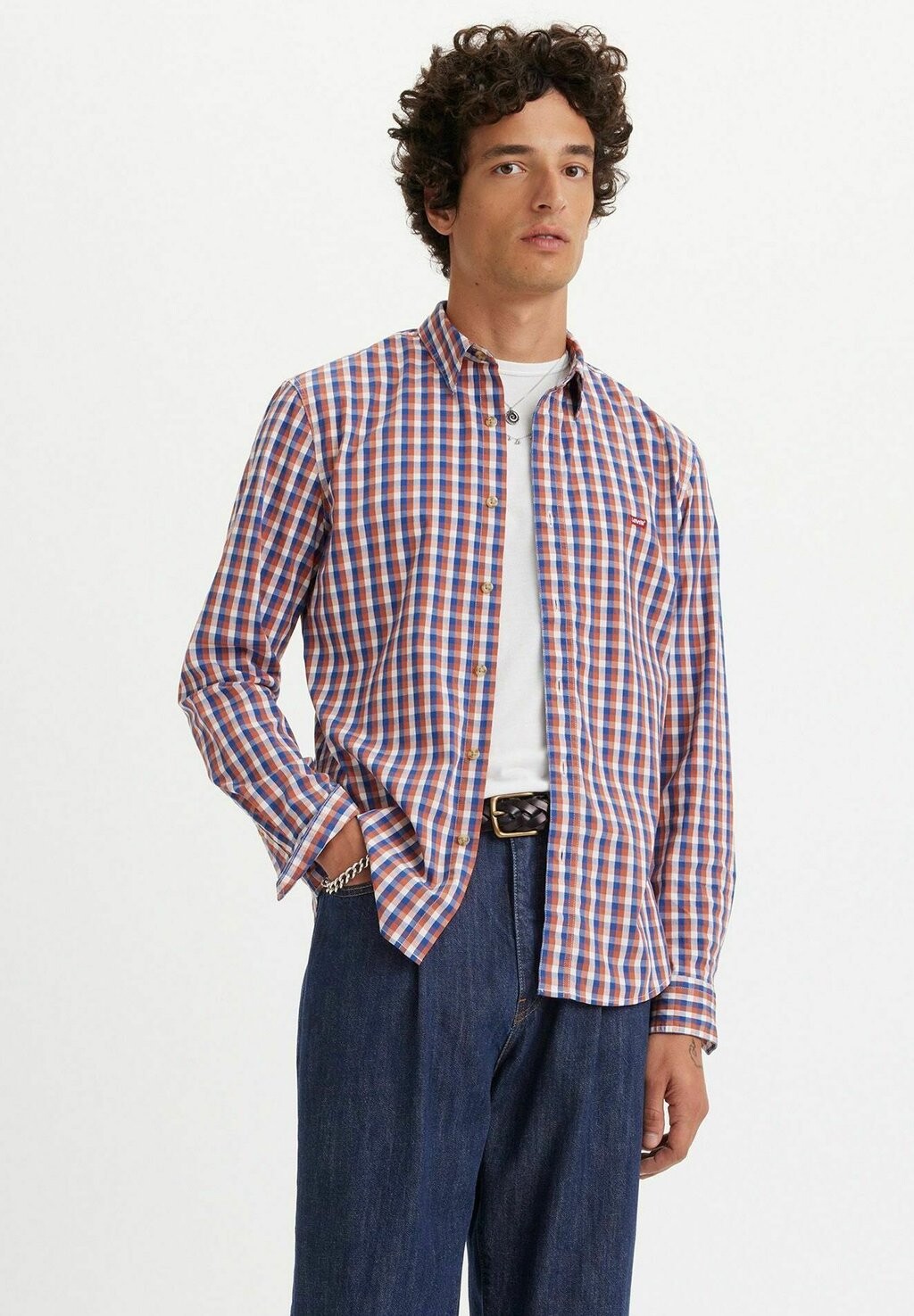 

Рубашка BATTERY HM Levi's, цвет stripe sodalit