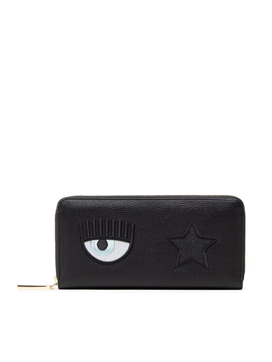 

Большой женский кошелек Chiara Ferragni, черный