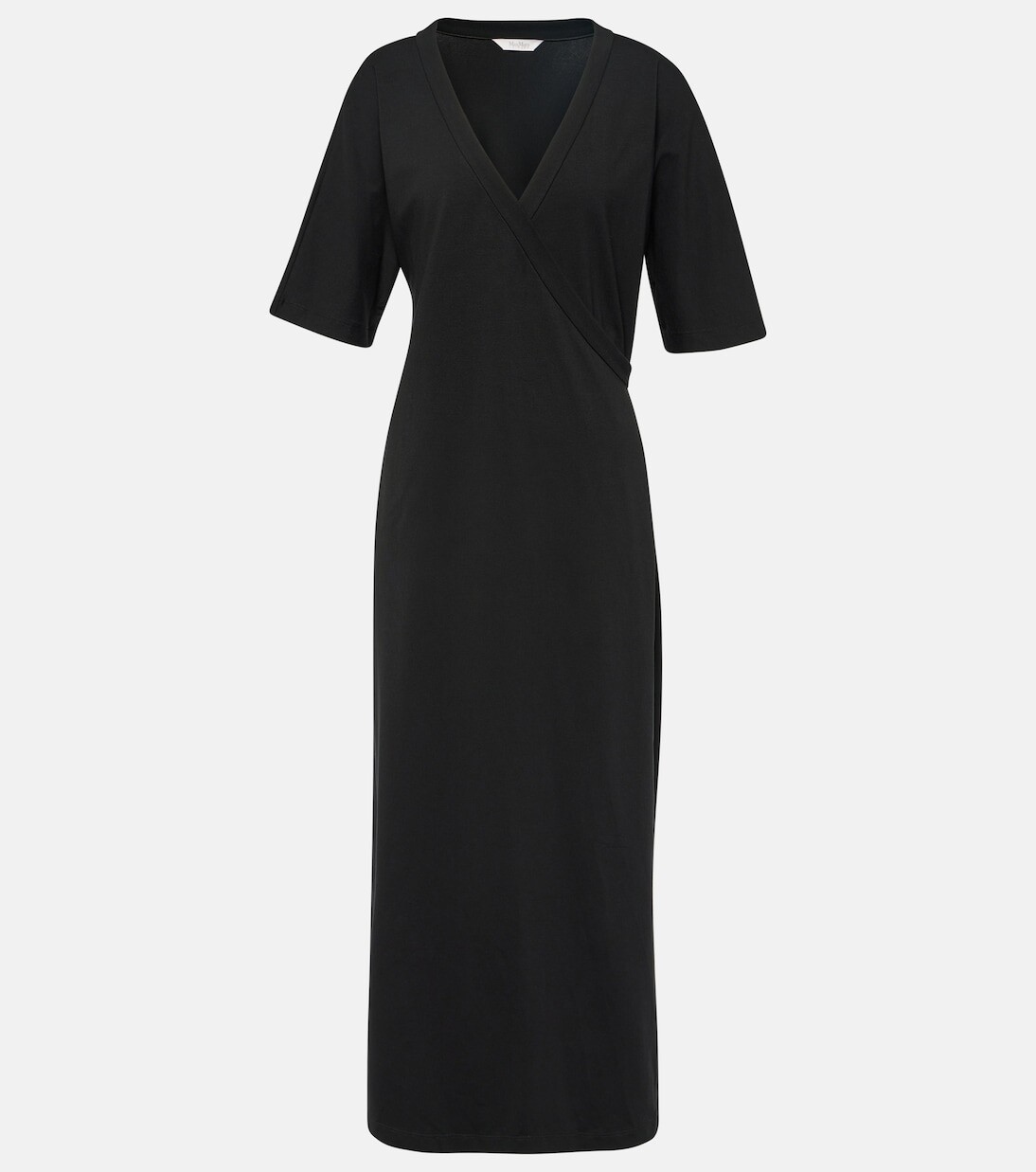

Платье миди Pisano из хлопкового джерси Max Mara, черный