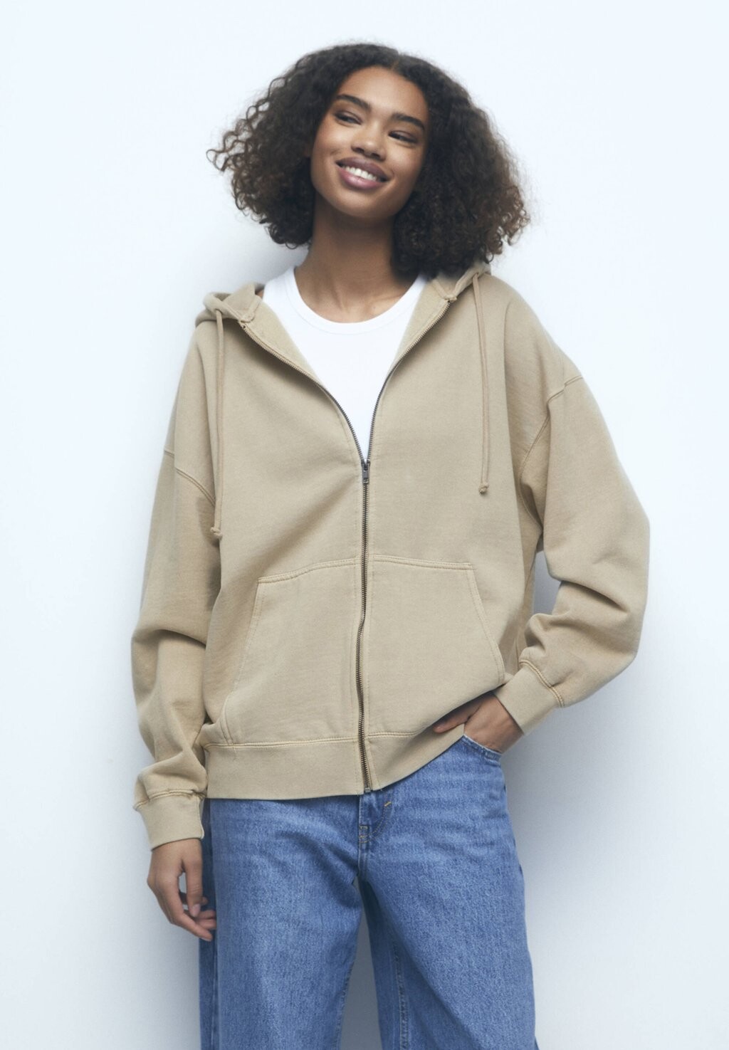 

Толстовка на молнии PULL&BEAR, Серый