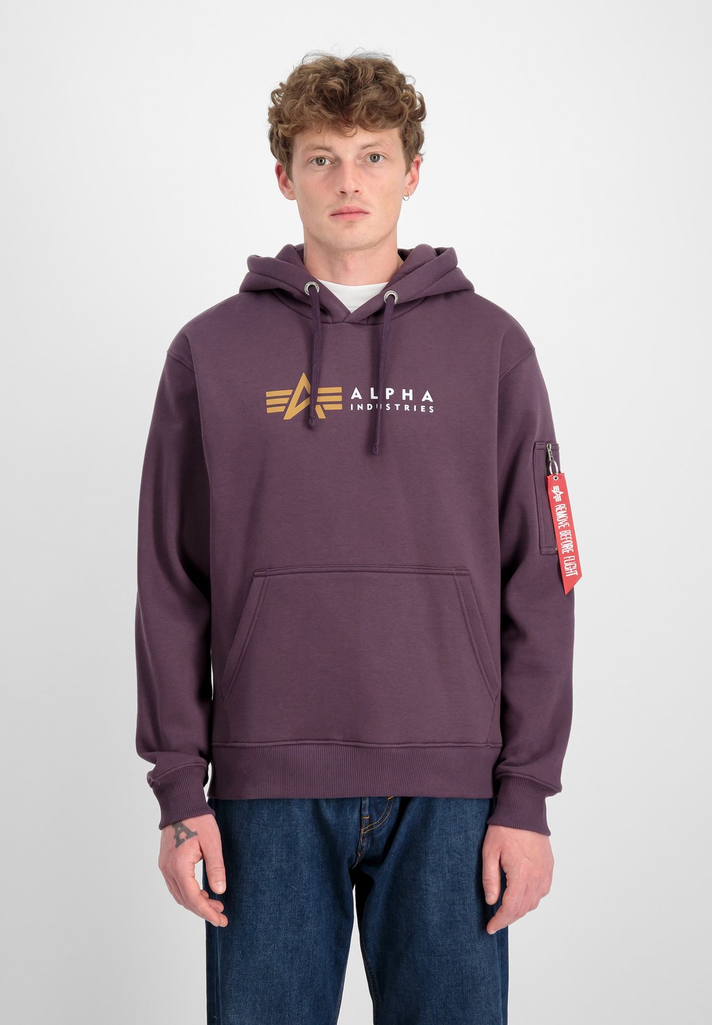 

Толстовка LABEL Alpha Industries, фиолетовый