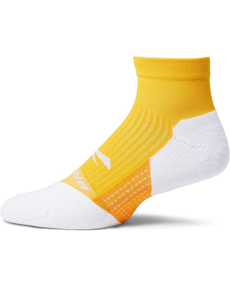 цена Носки Brooks Ghost Quarter Socks, цвет Sun Glow/Marigold/White