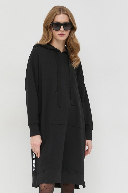 

Хлопковое платье Red Valentino, черный
