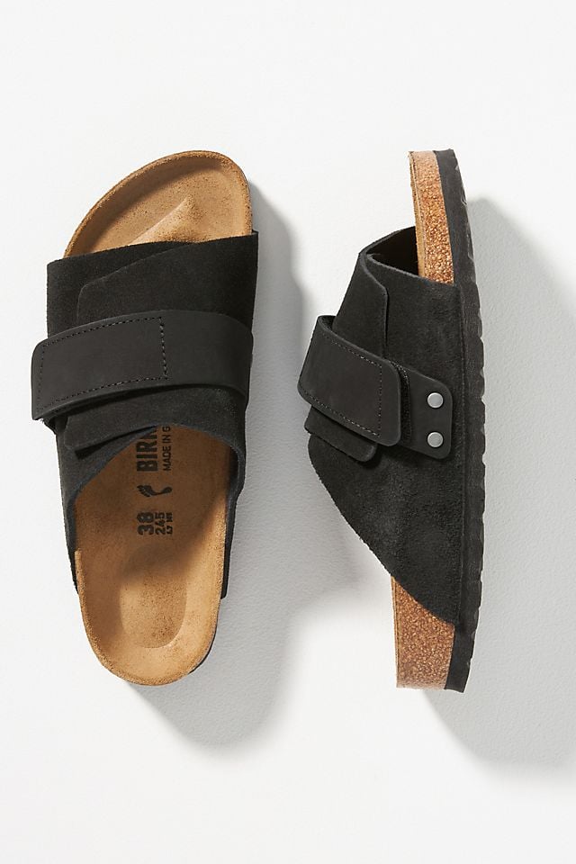 

Замшевые сандалии Birkenstock Kyoto, черный